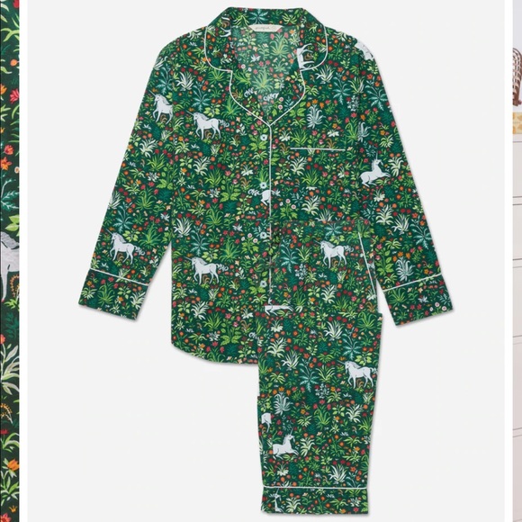 Anthropologie Other - ANTHROPOLOGIE PrintFresh Unicorn’s Garden Juniper Green Evergreen NWT
